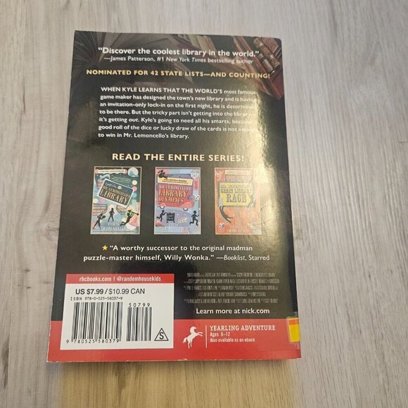 Escape From Mr Lemoncellos Library Movie Tie In (paperback) Book - Picture 2 of 4